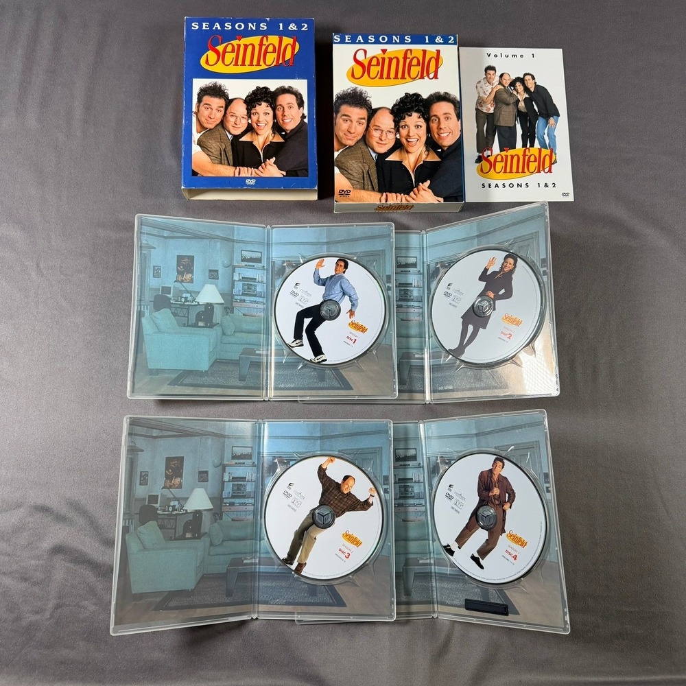 Seinfeld Seasons 1 2 3 DVD Multi Blue Box Set Comedy TV Show Collection - Picture 4 of 9